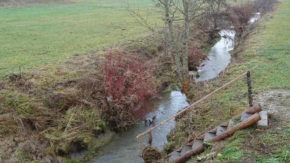 Nicht nur die Nandl, auch der Mauerner Bach, hier beim Nandlst&auml;dter Ortsteil Kollersdorf, f&uuml;hrt zuweilen Hochwasser. Auch er muss einbezogen werden in die Planung.