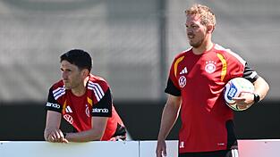 Auf geht's: Julian Nagelsmann strahlt beim Training Tatendrang aus.