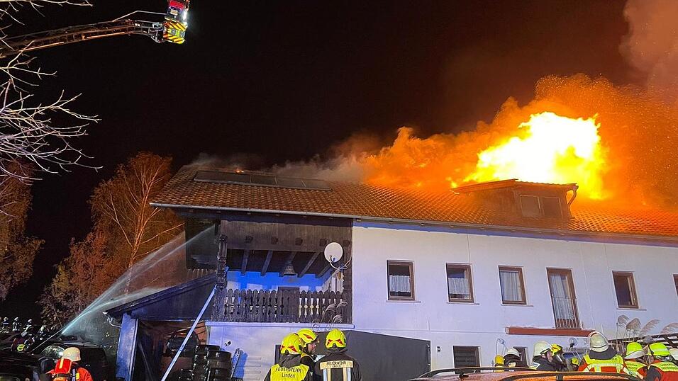 Mehrere Feuerwehren waren im Einsatz.