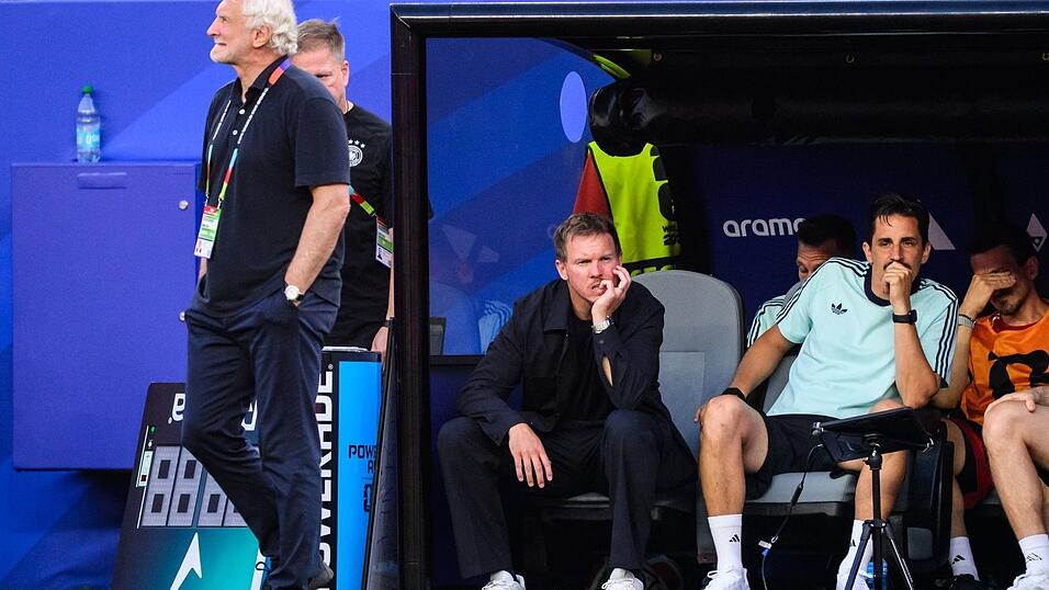Rudi V&ouml;ller und Julian Nagelsmann sind fassungslos nach dem WM-Aus.