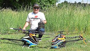 Kerschers Helikopter des deutschen Herstellers Mikado kosten bis zu 1 500 Euro.