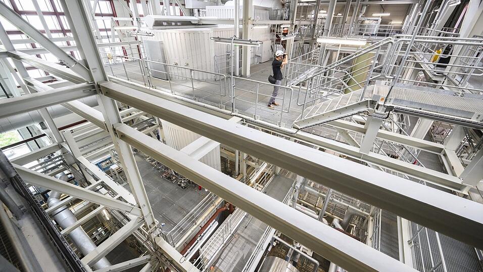 Blick in eine neue Monoverbrennungsanlage im Landkreis Helmstedt