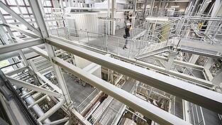 Blick in eine neue Monoverbrennungsanlage im Landkreis Helmstedt