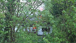 Drei Personen seien leicht verletzt worden.