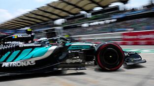 Antonelli fährt die Bestzeit vorm Qualifying. Antonelli fährt die Bestzeit vorm Qualifying.