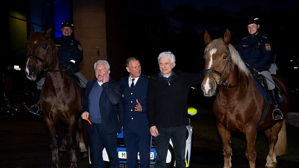 Auch der M&uuml;nchner Polizeipr&auml;sident verabschiedete die Fernseh-Kommissare.