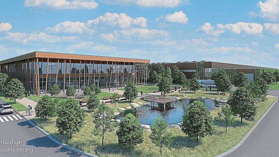 Die vorläufige Visualisierung zeigt nicht exakt, wie das fertige Werk einmal aussehen wird, erklärt Alexander Kiy, Leiter Werksaufbau bei BMW. Diese Pläne seien noch in Arbeit. Die Visualisierung soll jedoch den Anspruch von BMW widerspiegeln, ein Werk zu bauen, das sich möglichst harmonisch in den ländlichen Raum einfügt. Die vorläufige Visualisierung zeigt nicht exakt, wie das fertige Werk einmal aussehen wird, erklärt Alexander Kiy, Leiter Werksaufbau bei BMW. Diese Pläne seien noch in Arbeit. Die Visualisierung soll jedoch den Anspruch von BMW widerspiegeln, ein Werk zu bauen, das sich möglichst harmonisch in den ländlichen Raum einfügt.