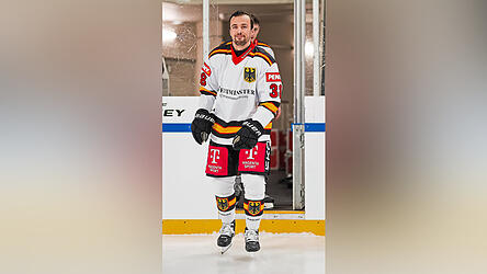 Startklar für sein Heimspiel beim Deutschland-Cup: DEB-Verteidiger Fabio Wagner. Startklar für sein Heimspiel beim Deutschland-Cup: DEB-Verteidiger Fabio Wagner.
