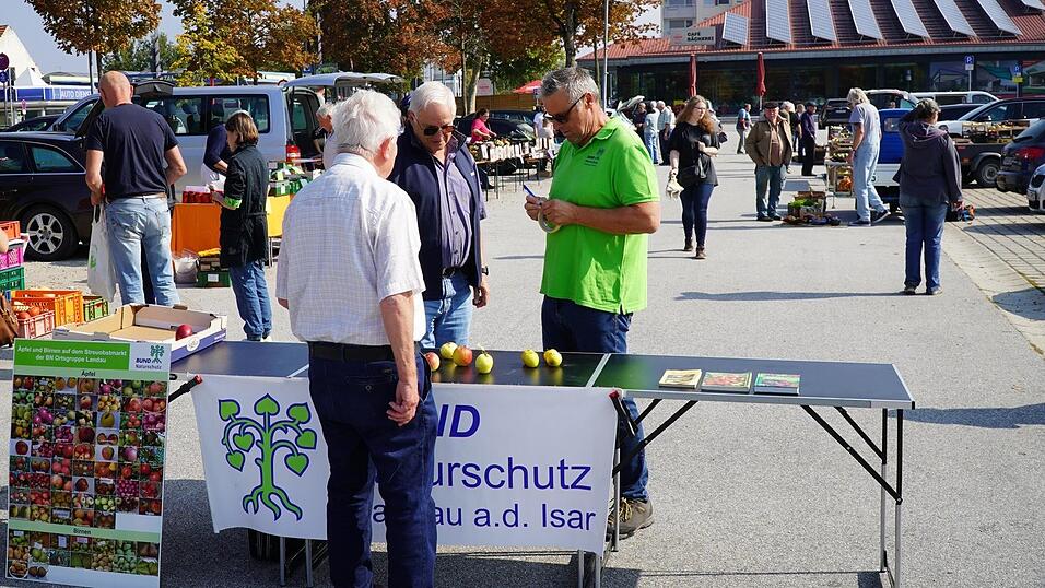 Der Markt fand dieses Mal am Nachmittag statt.