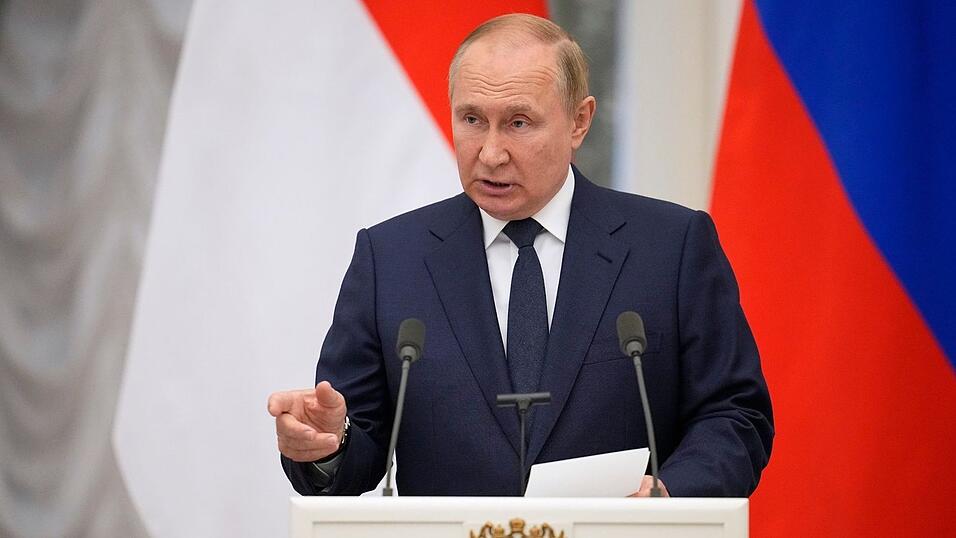 'Es gibt nichts Wichtigeres als das Schicksal des Vaterlandes': Wladimir Putin.