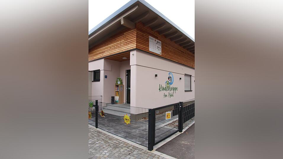 Die Kinderkrippe am Pfahl. Die Kinderkrippe am Pfahl.