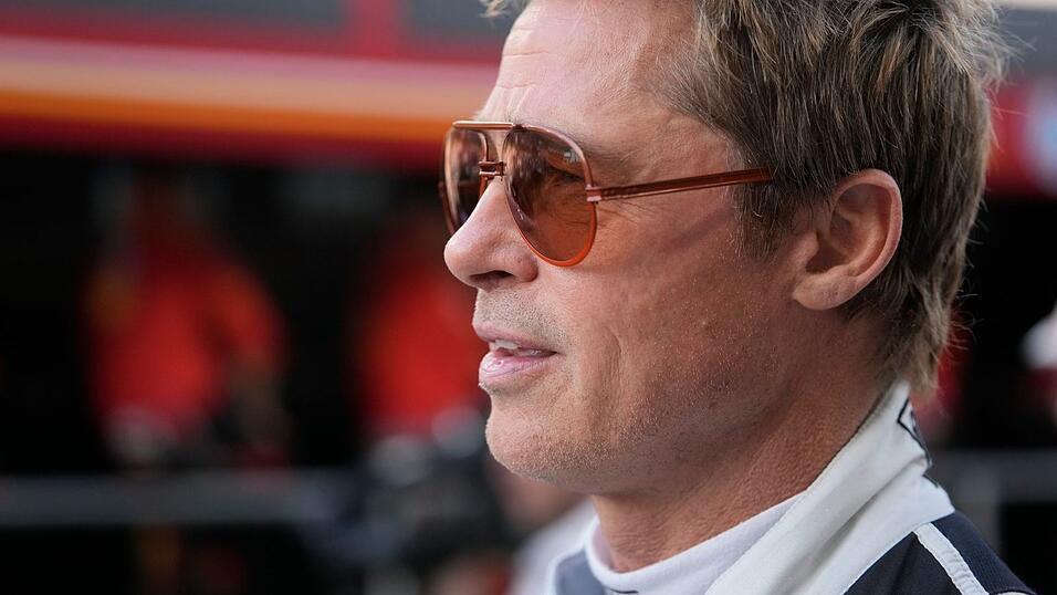 Das Team um Hauptdarsteller Brad Pitt drehte viele Szenen an Rennwochenenden. (Archivbild)