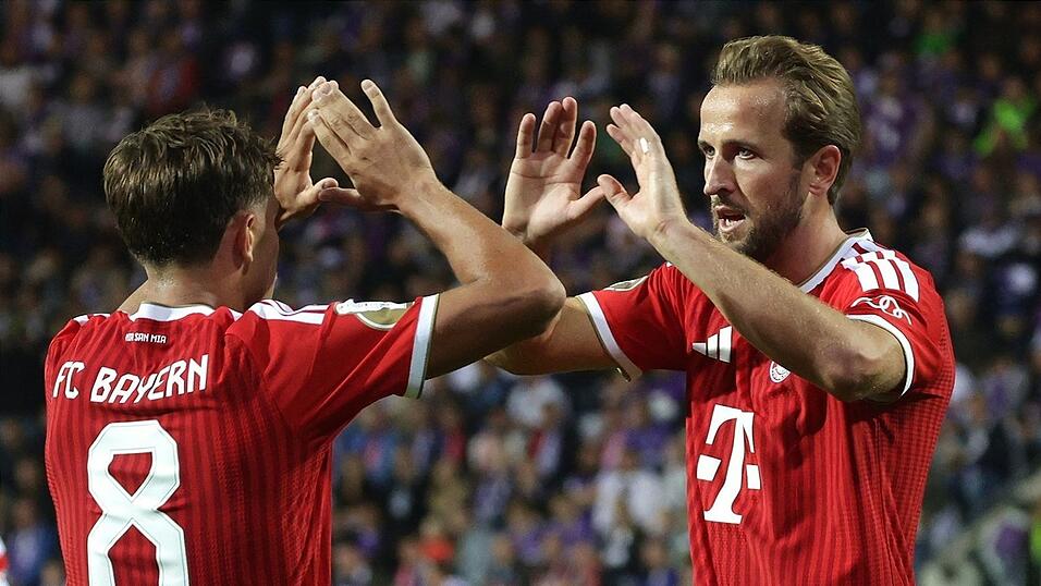 Harry Kane brachte die Bayern in Osnabrück zurück ins Spiel. Harry Kane brachte die Bayern in Osnabrück zurück ins Spiel.