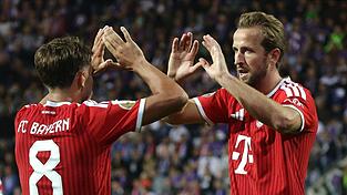 Harry Kane brachte die Bayern in Osnabr&uuml;ck zur&uuml;ck ins Spiel.