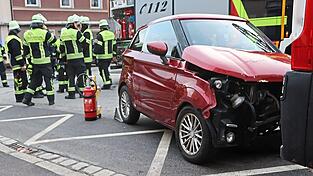 Unfall in der Stadt am Freitagnachmittag.