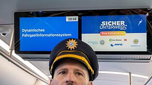 Bahn und Polizei reagieren mit der Informationskampagne auf ein Gef&uuml;hl der Unsicherheit der Fahrg&auml;ste.
