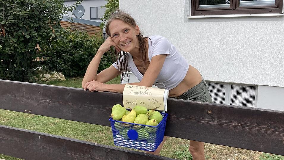 Am Gartenzaun hatte Steffi Schuller ihre Gratis-Obstbox aufgeh&auml;ngt. Doch dann gab es &Auml;rger.