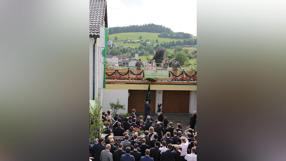 Der Kranzlwurf gl&uuml;ckte.