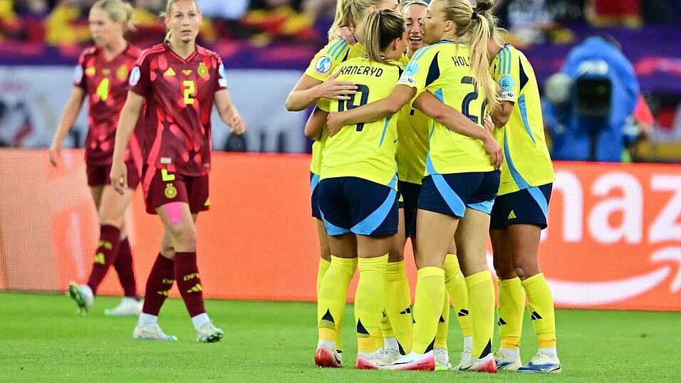 Das deutsche Team patzt, Schweden jubelt.