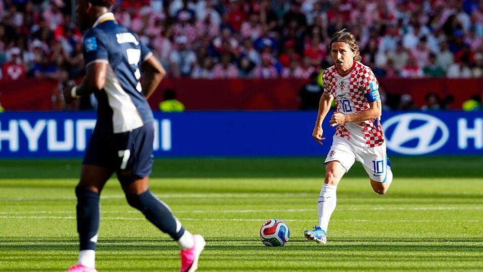 Luka Modric konnte in seinem Jubil&auml;umsspiel nur selten f&uuml;r Impulse sorgen.
