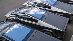 Nach Bekanntwerden des Dokuments wurde spekuliert, dass in Teslas Modelpalette der «Cybertruck» am ehesten zum Umbau in ein gepanzertes Fahrzeug geeignet ist. (Archivbild)