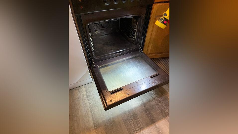 Den Backofen solle man nun nicht mehr benutzen.