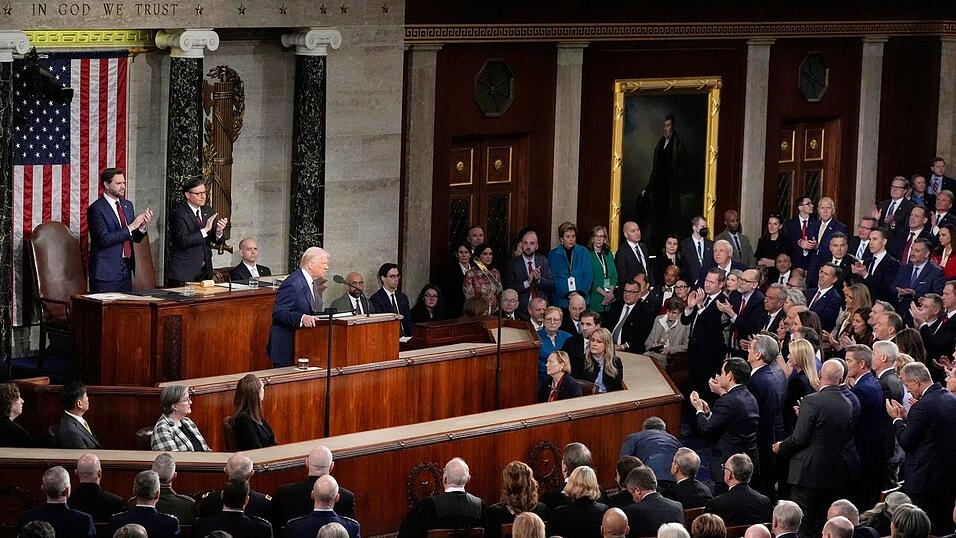 Trump wird in einem vollen Saal seine Rede zur Lage der Nation halten. (Archivfoto) Trump wird in einem vollen Saal seine Rede zur Lage der Nation halten. (Archivfoto)