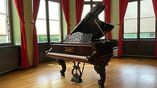 Soll klingen wie im Jahr 1876: Der historische Steinway-Fl&uuml;gel des Komponisten Richarrd Wagner.