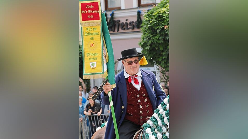 50 Jahre: Erich Miethaner, Pfingstbräutigam 1989, Bad Kötzting 50 Jahre: Erich Miethaner, Pfingstbräutigam 1989, Bad Kötzting