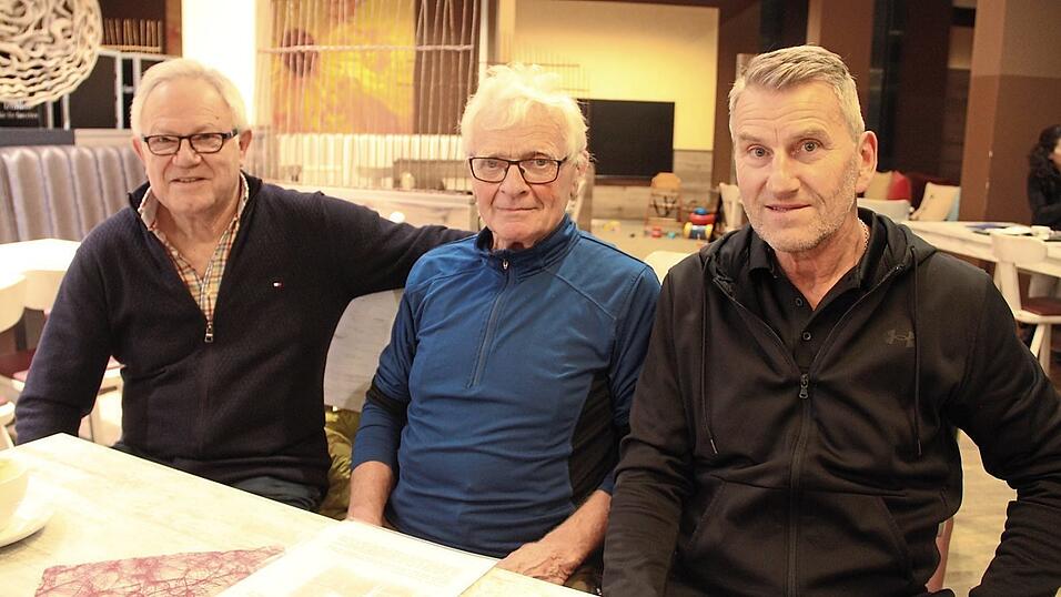 Drei Männer, die den Badmintonverein prägten: (v. l.) Herbert Kainzbauer, Herbert Reichart und Günther Wohlfahrt