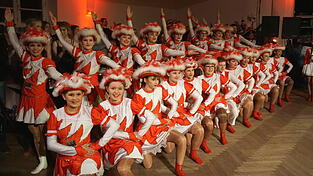 Die Funkenmariechen zeigten ihre Begeisterung.