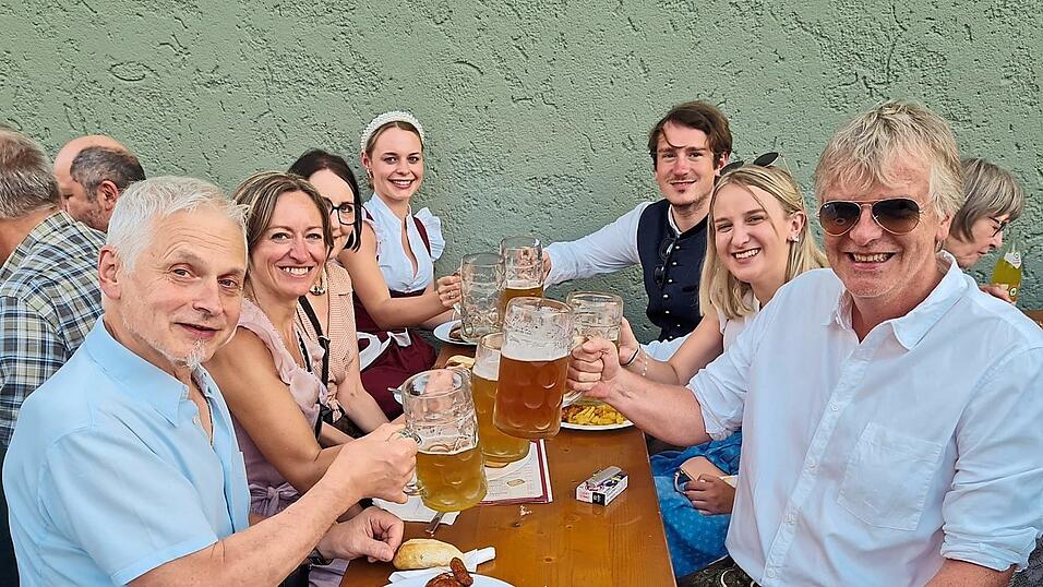 ... und mit Ludwigs Eltern, Schwester und Gro&szlig;eltern.