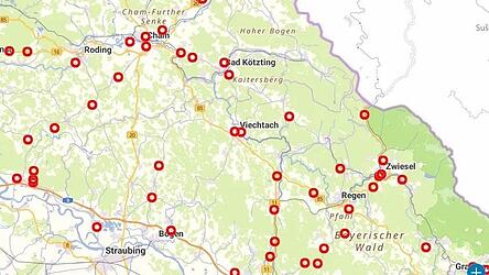 Auch im Landkreis Regen wird am 15. April an vielen Stellen geblitzt.