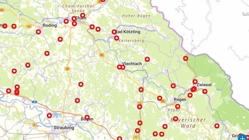 Auch im Landkreis Regen wird am 15. April an vielen Stellen geblitzt.
