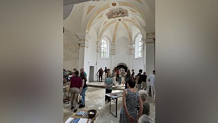 Rund 300 Besucher informierten sich am Sonntag über die Renovierungsarbeiten in der Pürgler Kirche St. Pauli Bekehrung.