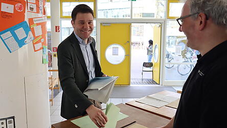 Max Mader (CSU) hat die Wahl gewonnen und ist damit in die Stichwahl eingezogen.