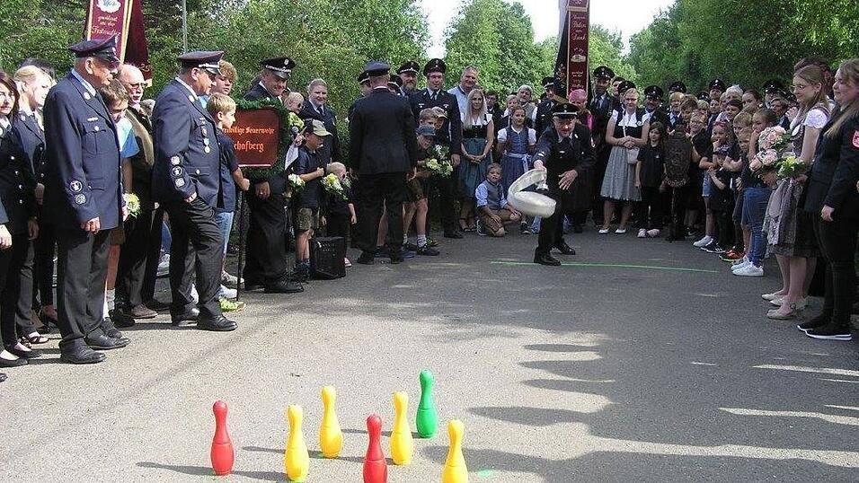 Gutes Zielwasser brauchten die Daberger beim Schlauchkegeln. Gutes Zielwasser brauchten die Daberger beim Schlauchkegeln.