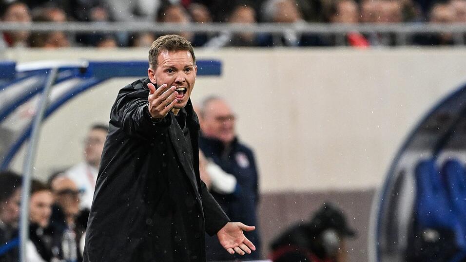 Julian Nagelsmann ist nicht zufrieden mit dem Spiel der DFB-Elf.