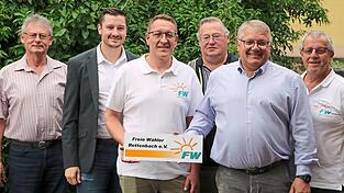 Josef Kiesl, Christian Schindler, Hubert Pohmann, Georg Griesbeck, Karl Kerscher und Ludwig Meinzinger sind stolz auf das, was die Freien Wähler in Rettenbach erreicht haben.