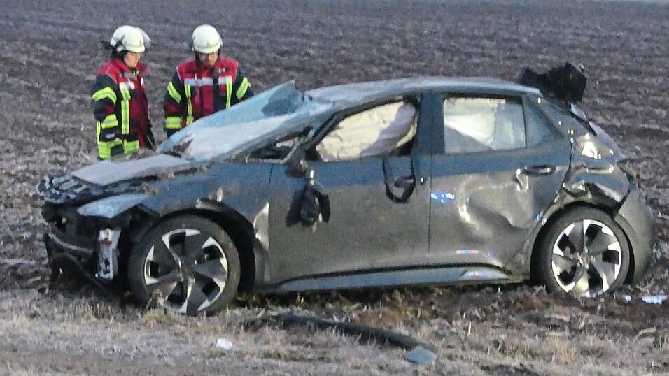 Das Auto &uuml;berschlug sich mehrfach.