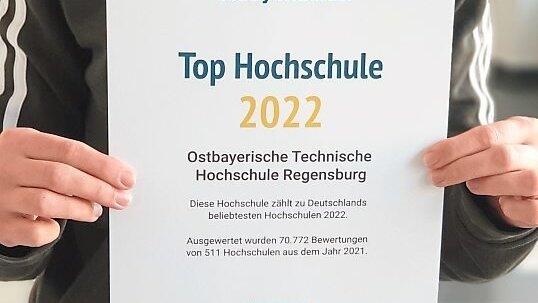 Das Ranking wurde vom Portal Studycheck.de erstellt.