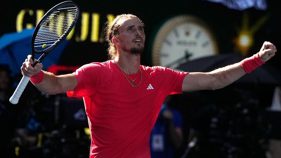 War nach dem Viertelfinalsieg bei den Australian Open erleichtert: Alexander Zverev War nach dem Viertelfinalsieg bei den Australian Open erleichtert: Alexander Zverev