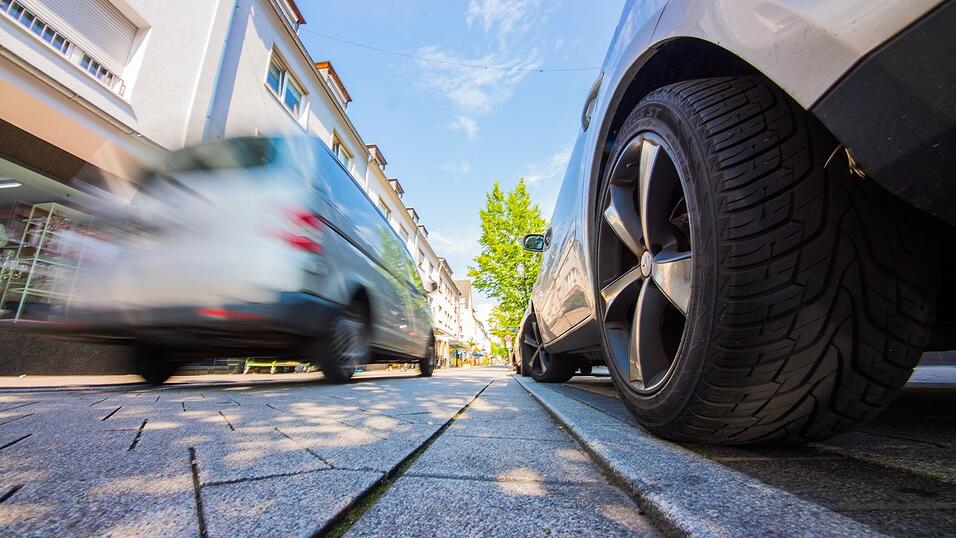 Zu schnell unterwegs.