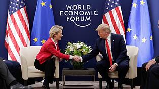 EU-Kommissionspräsidentin Ursula von der Leyen könnten herausfordernde Zeiten bevorstehen. Donald Trump forderte schon während seiner ersten Amtszeit viele Zugeständnisse von der EU.