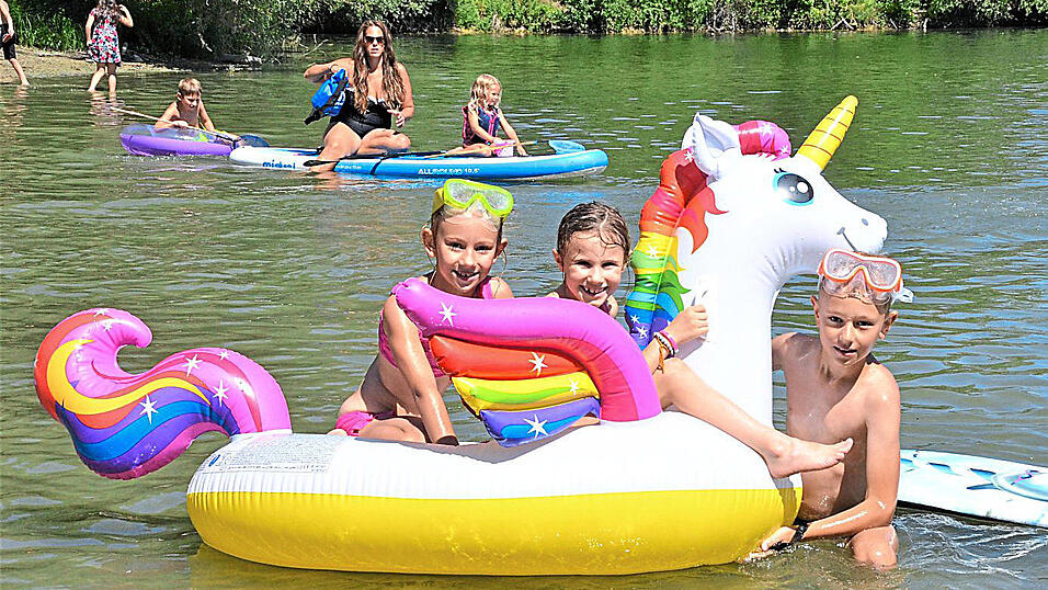 Mit dem Einhorn unterwegs.