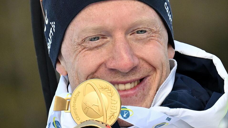 Johannes Thingnes Bö sammelt schon wieder Goldmedaillen.