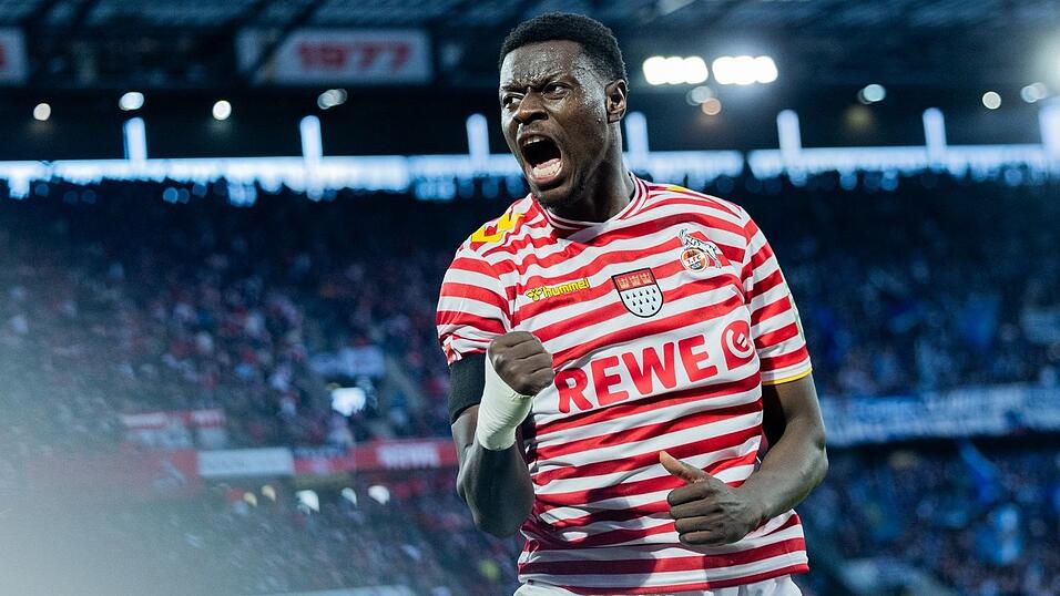 Torschütze zur Kölner 1:0-Führung: Ragnar Ache Torschütze zur Kölner 1:0-Führung: Ragnar Ache