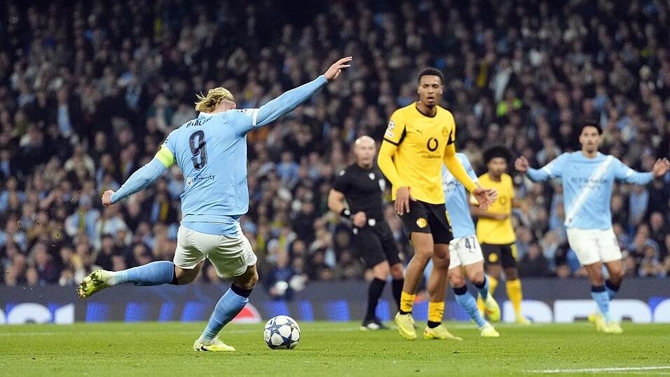 Erling Haaland traf gegen seinen Ex-Verein. Erling Haaland traf gegen seinen Ex-Verein.