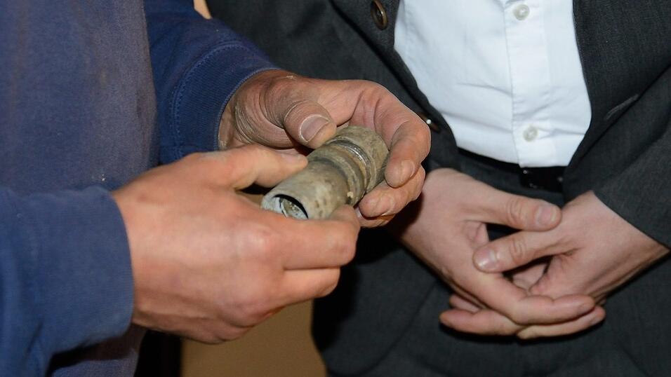 Bombe am 17.5.18 in Straubing. Die Entsch&auml;rfung erfolgte noch in der Nacht.