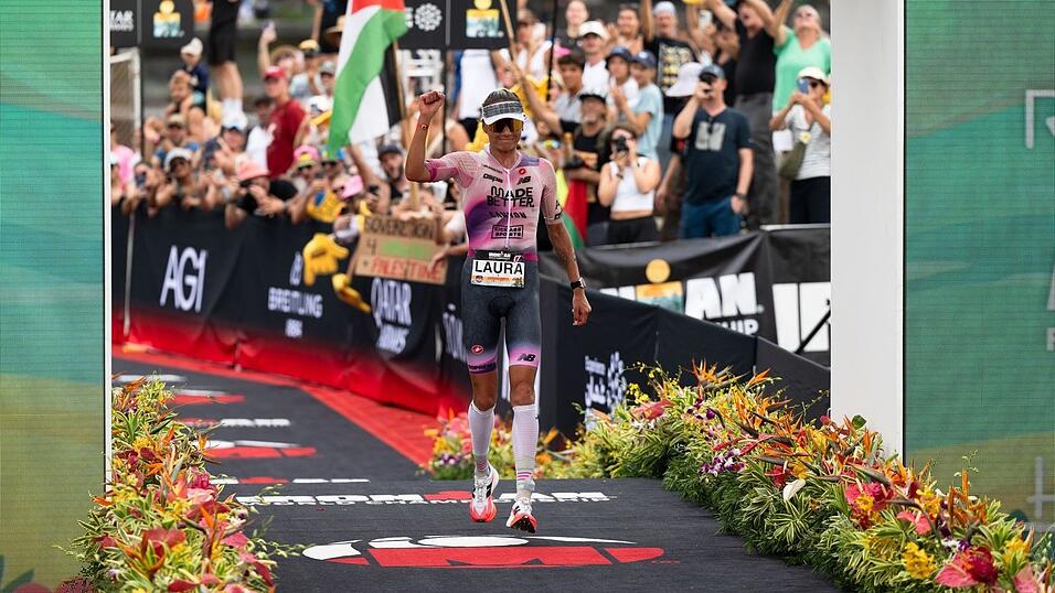 Laura Philipp wurde als Weltmeisterin entthront, schaffte es im Hitzedrama aber noch aufs Podium.